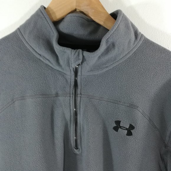 Under Armour Mens 1/4 Zip Fleece Size XXL - Picture 6 of 16